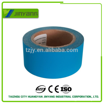 blue flexible polyester reflective material fabric /tape